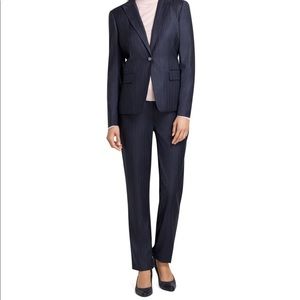 Brooks Brothers Caroline Fit Navy Pinstripe Suit Pant, size 8 petite, NWT.